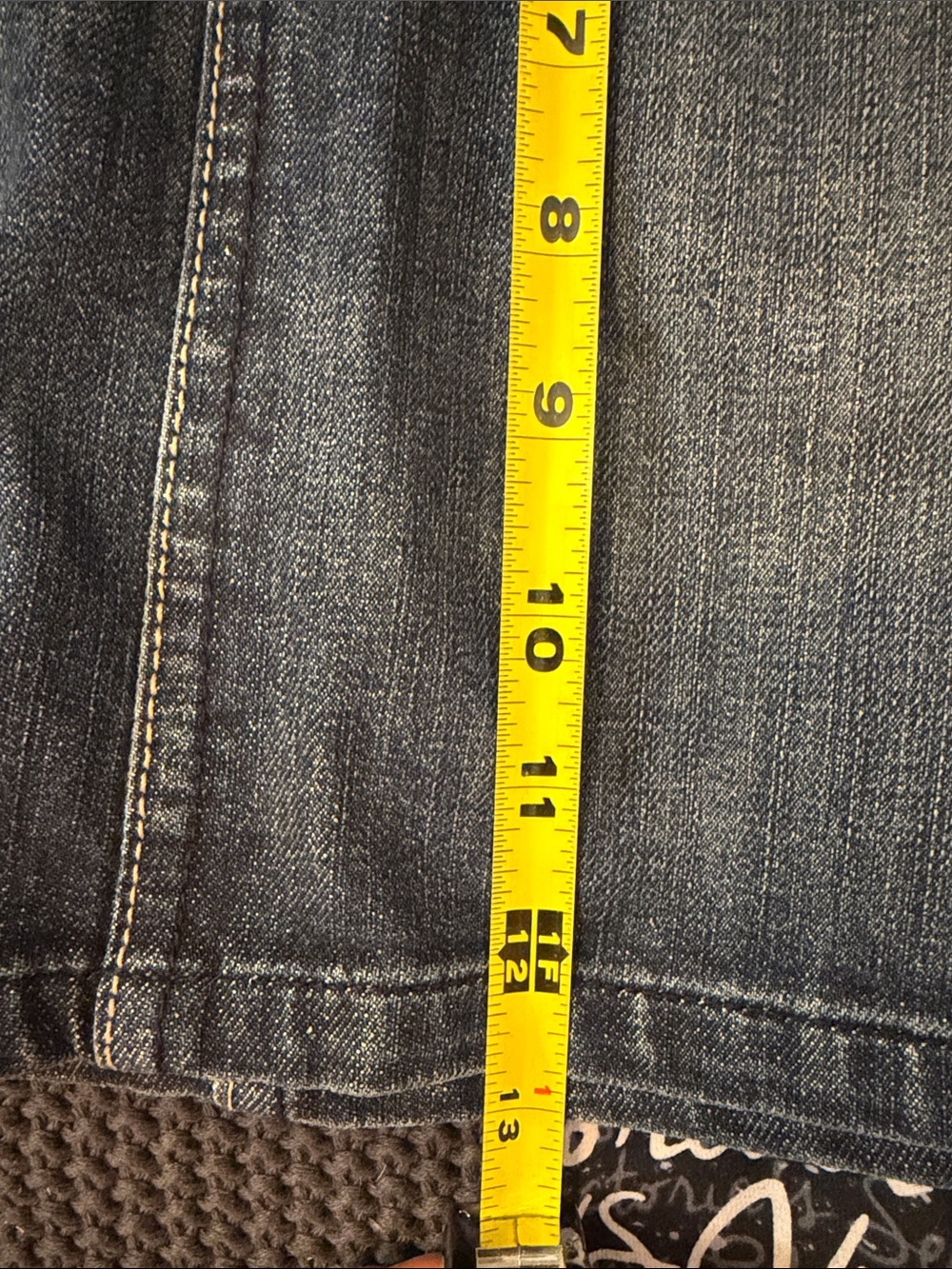 Juicy Couture Dark Blue Denim Mini Skirt - Picture 6 of 6
